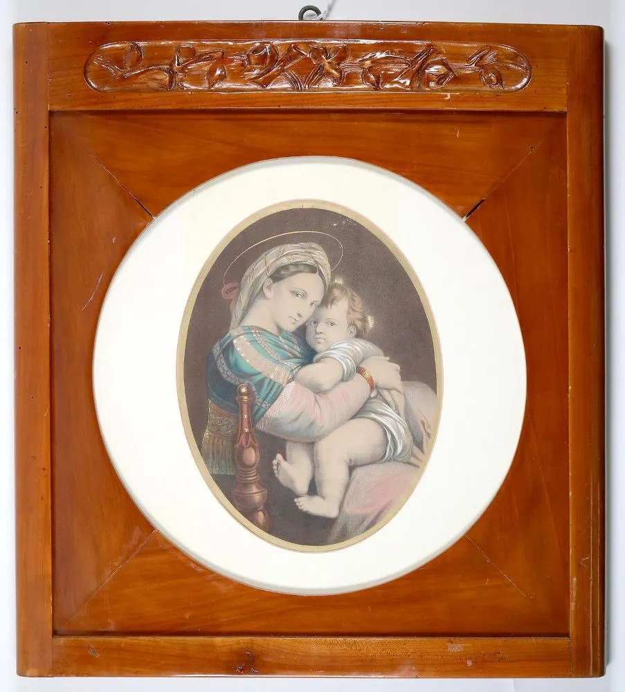 Préraphaélite – Madone avec l'Enfant Jésus