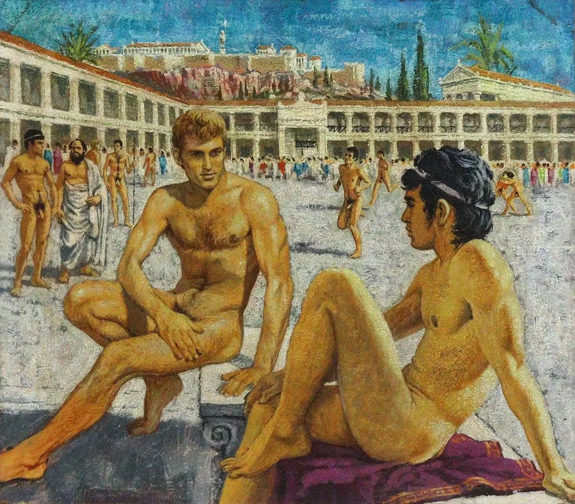 Young men – in ancient Greece