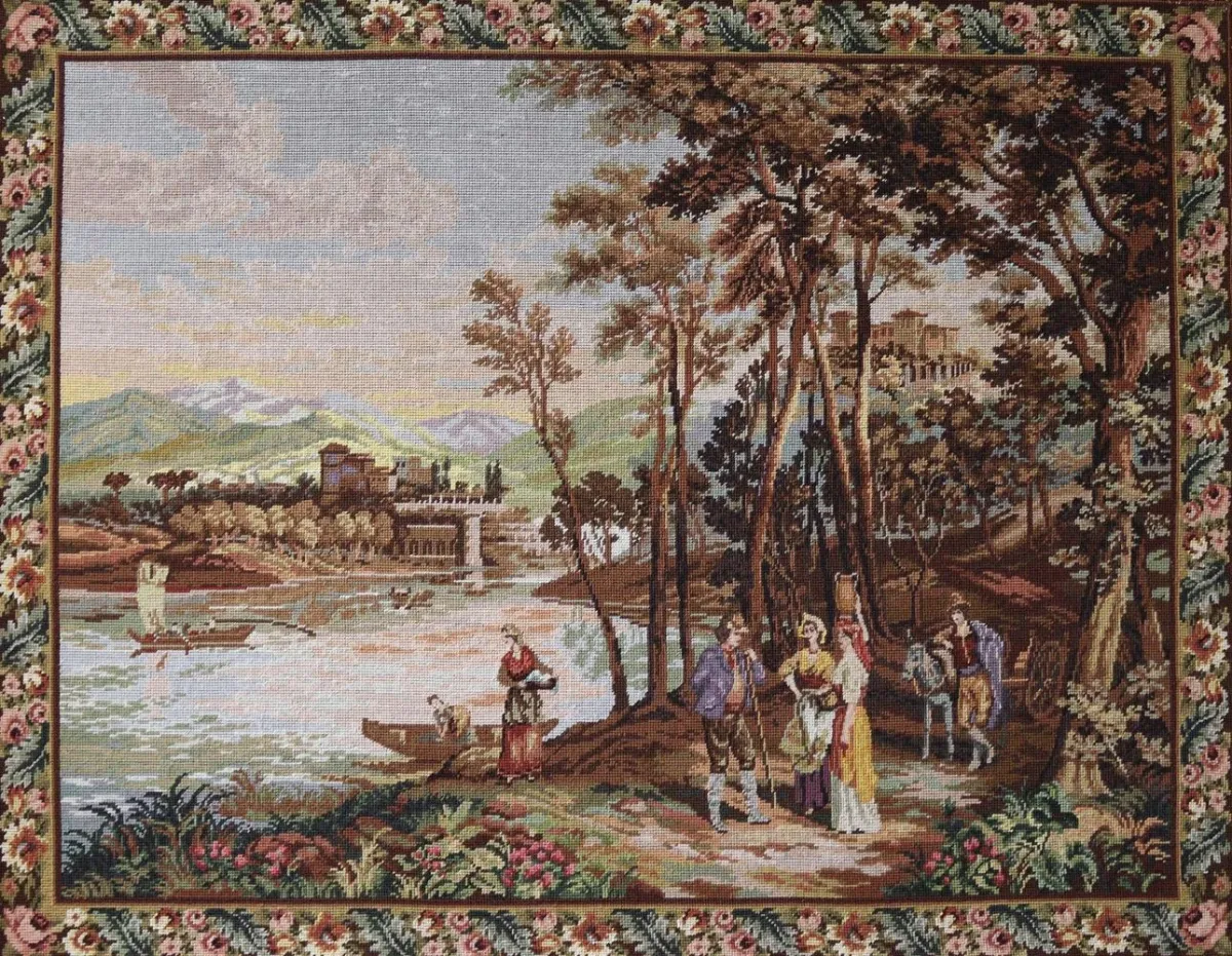 Gobelínový obraz. – Převoz