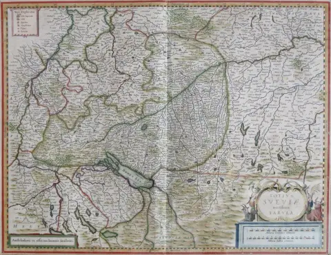 Württemberg. – "Totius Sueviae novissima tabula"
