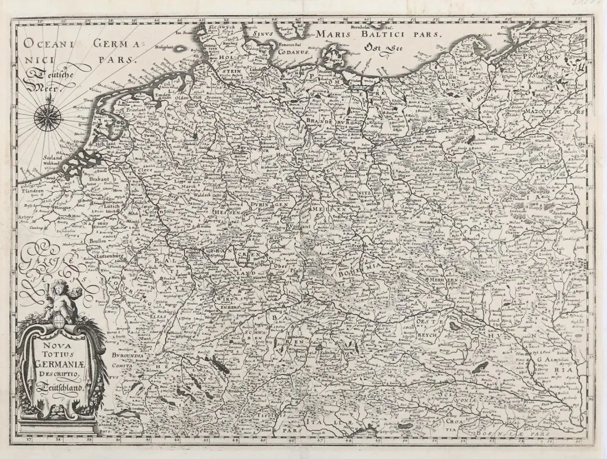 Maps of Germany. – Nova totius Germaniae descriptio