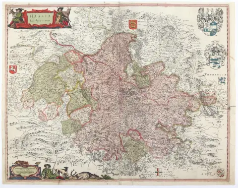 Hesse. – Maps "Hassia Landgraviatus"