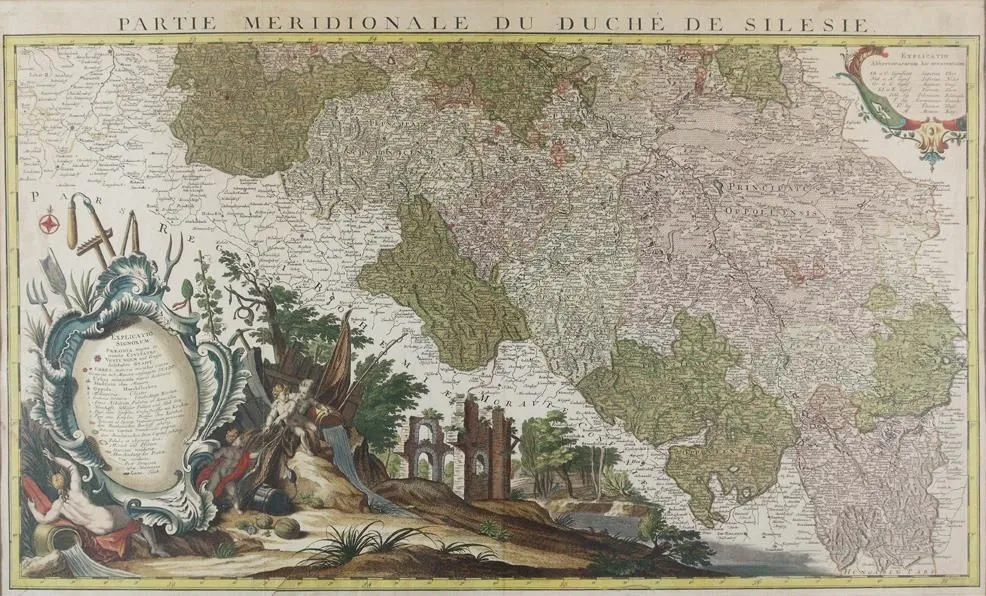 Силезия. – Partie Meridionale du Duch de Silesie