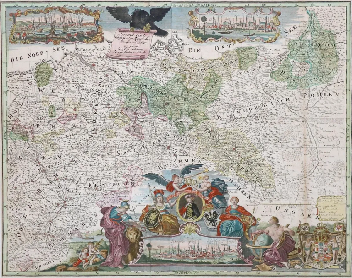 Prusko. – General-Carte der gesammten Königlichen Preussischen Länder