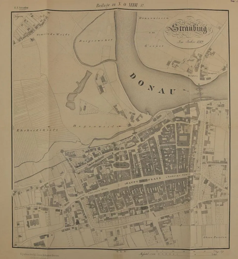 Straubing. – Straubing in 1882