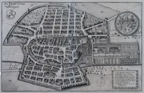 Stuttgart – Small lot of 6 sheets of plans and views