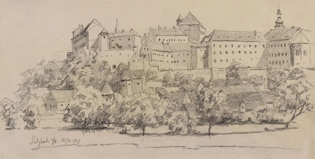 Sulzbach. – Widok na zamek Sulzbach