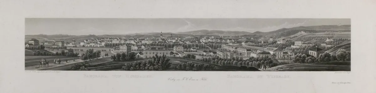Wiesbaden. – Panorama Wiesbadenu