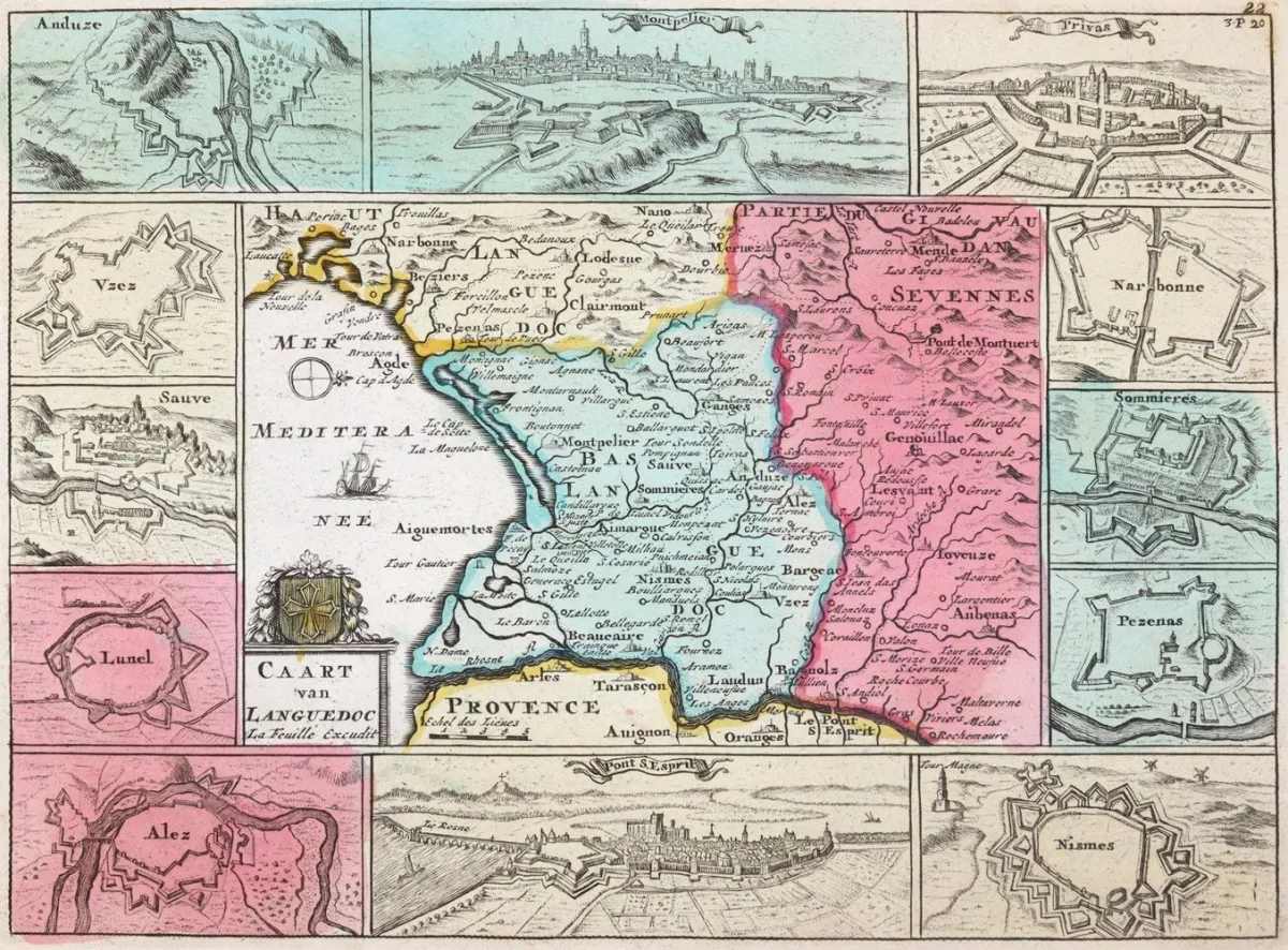 Languedoc, Lorraine and Provence. – 3 sheets