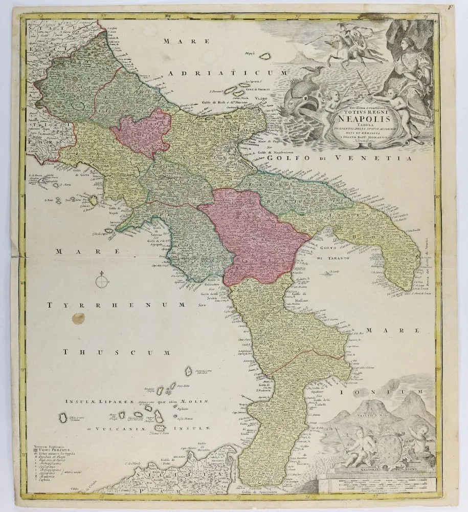Maps – "Novissima & exactissima Totius Regni Neapolis Tabula"