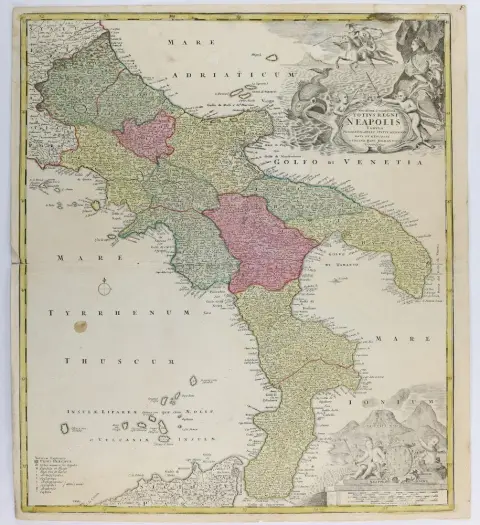 Maps – "Novissima & exactissima Totius Regni Neapolis Tabula"