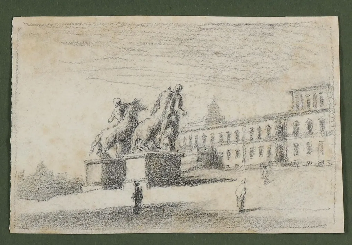 Rome – Les Dioscures sur la Piazza del Quirinale à Rome