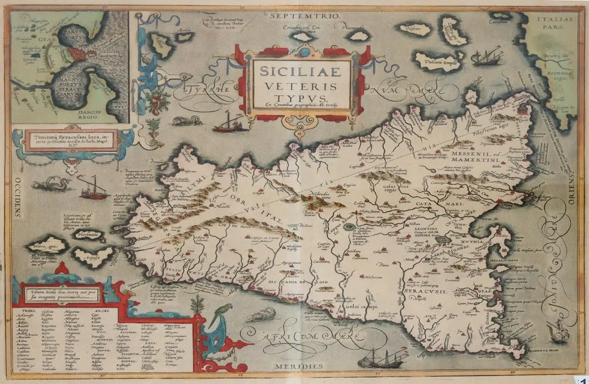 Sizilien. – Siciliae veteris typus