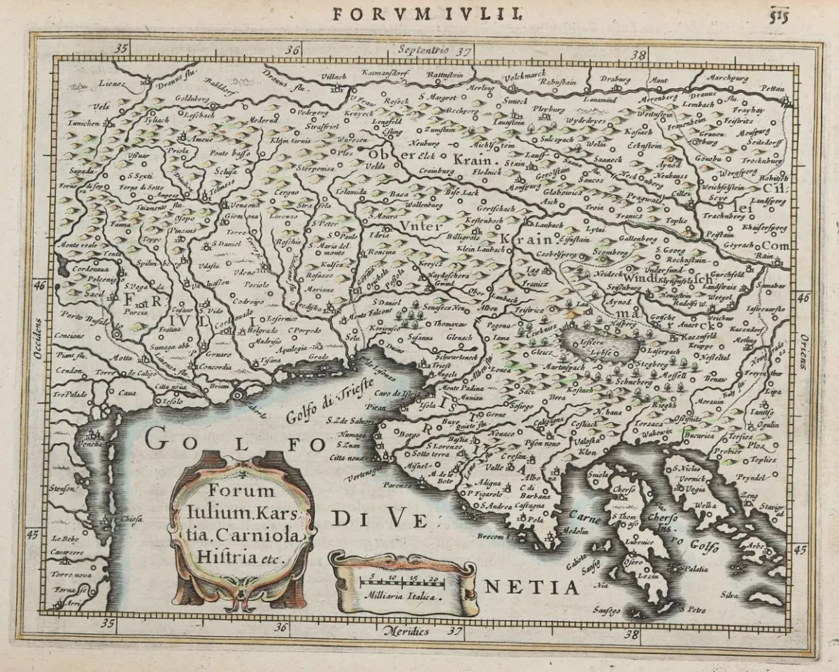 Joegoslavië. – Forum lulii, Karstia, Karniolia