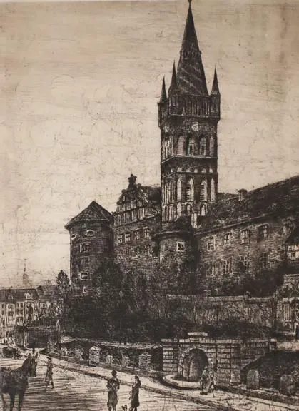 Château de Königsberg. – Rue de Breslau, de 1920