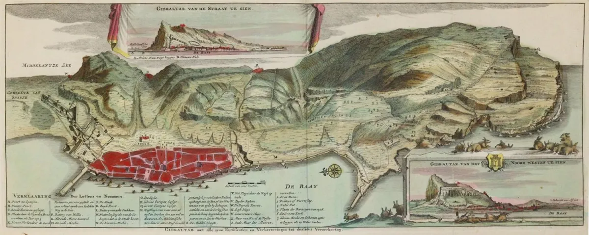 Гибралтар – met alle zyne Fortificatien en Verbeeteringen