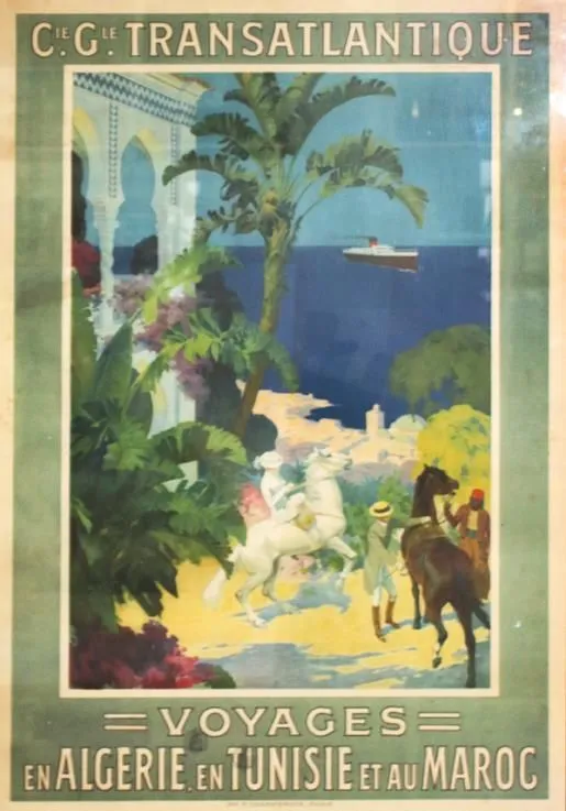 Cie. Gle. Transatlantique – Voyages en Algérie Tunisie et au Maroc