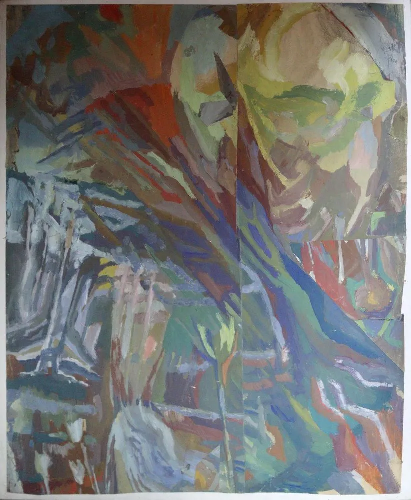 Paysage abstrait – expressionniste