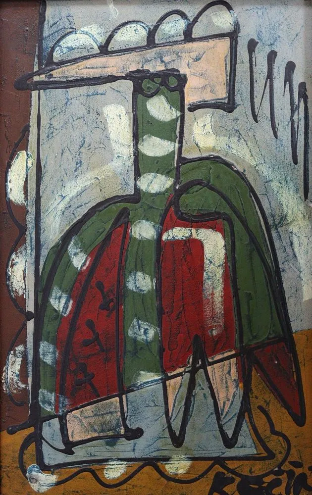 Peinture abstraite – 5 tableaux