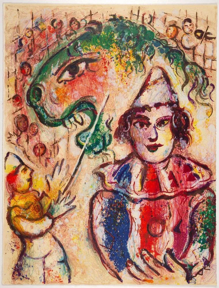 Chagall, Marc. – Der Clown