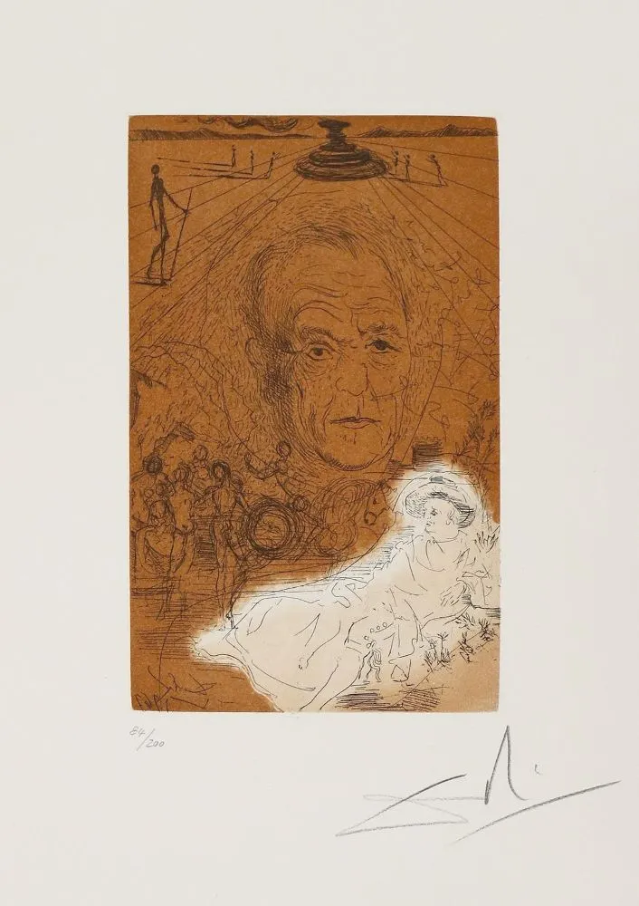 Dali, S. – Hommage Konrad Adenauer 1967