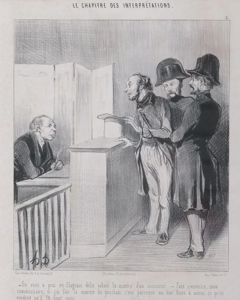 Daumier, Honoré – (1808 Marseille - Valmondois 1879)