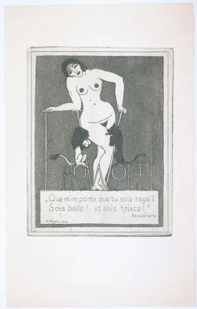 Exlibris. – 27 exlibris od různých umělců