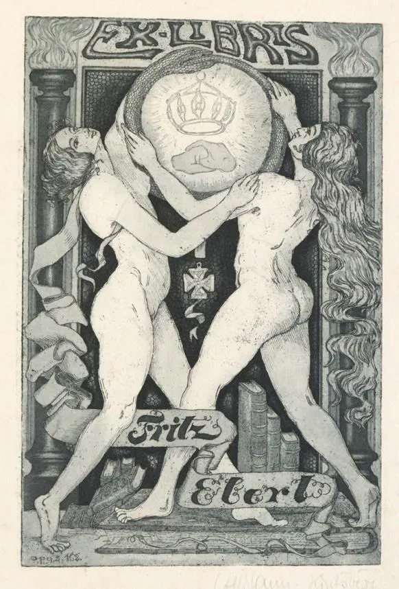 Exlibris. – 29 listů ex libris, rané 20. století