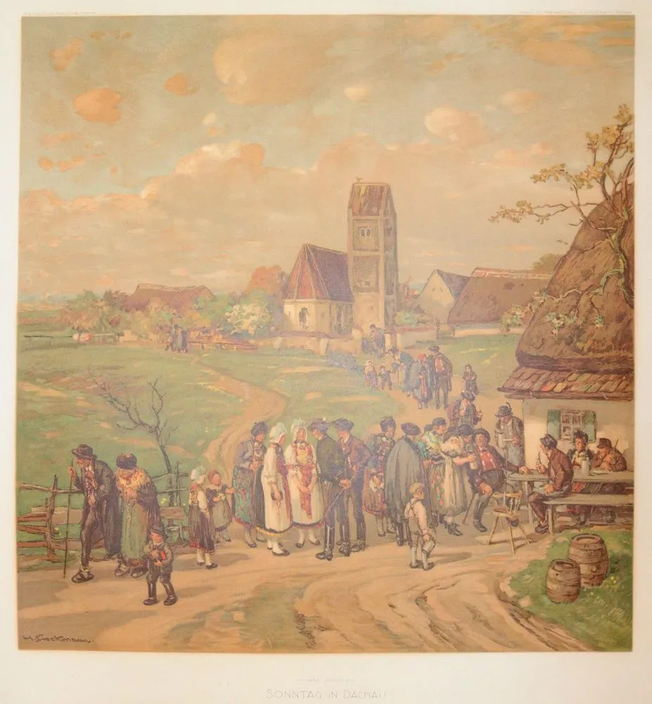 Genreszenen. – 19 Blatt, überwiegend 19