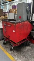 1 Litsa swarf tipping container, mobile with forklift pocket