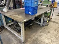 1 lastafel met hefboomplaatschaar