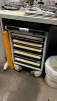 1 metal tool drawer cabinet, 5 drawers, mobile - collection after release