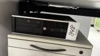 1 HP PC (without hard drive) with 2 HP widescreen TFT monitors