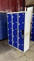 8 locker kasten, 5-deurs