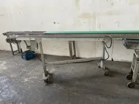 1 lot de convoyeurs à bande, 9 pièces, longueurs et modèles divers