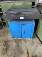 1 granite measuring plate, approx. 60x100 cm with base cabinet