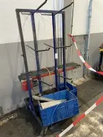 1 verrijdbaar rek