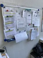 1 tableau blanc