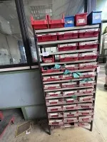 1 legbordstelling met sorteerbakken