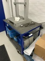 1 transport trolley, 2-tier