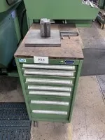 1 metal tool drawer cabinet Gödde, 7 drawers, mobile