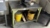 2 tables en acier