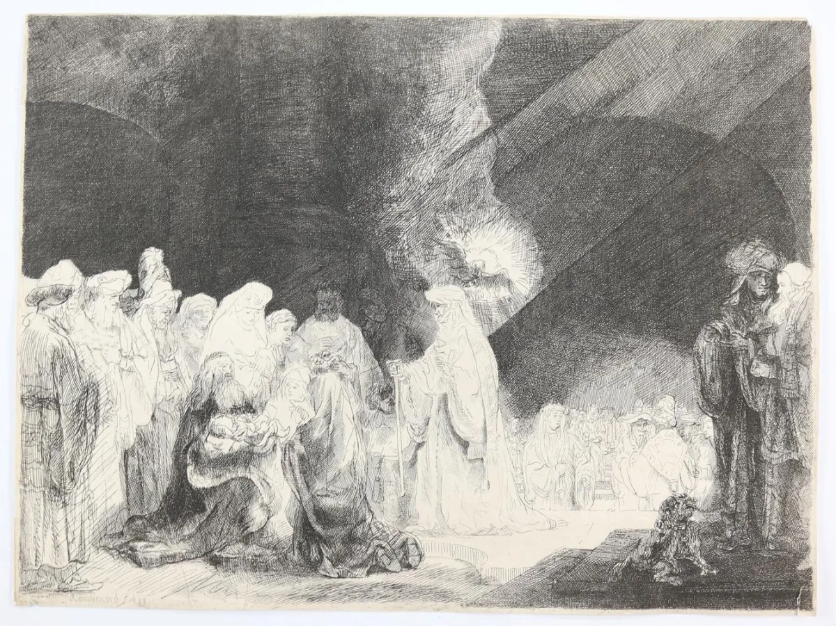 Rembrandt, Harmensz van Rijn – (1606 Leiden - 1669 Amsterdam) mirror-image copy after