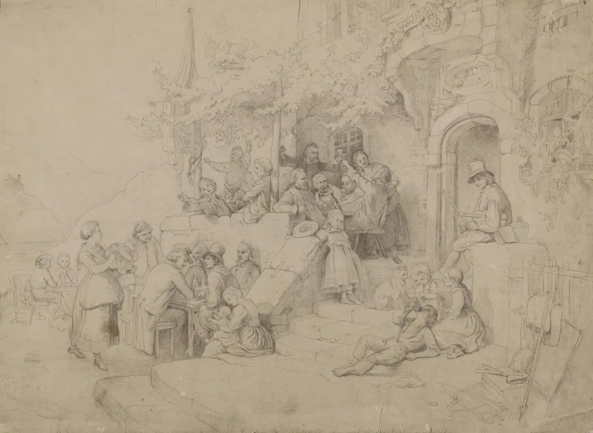 Schüz, Theodor Christoph – (1830 Waldachtal - Düsseldorf 1900) zugeschr