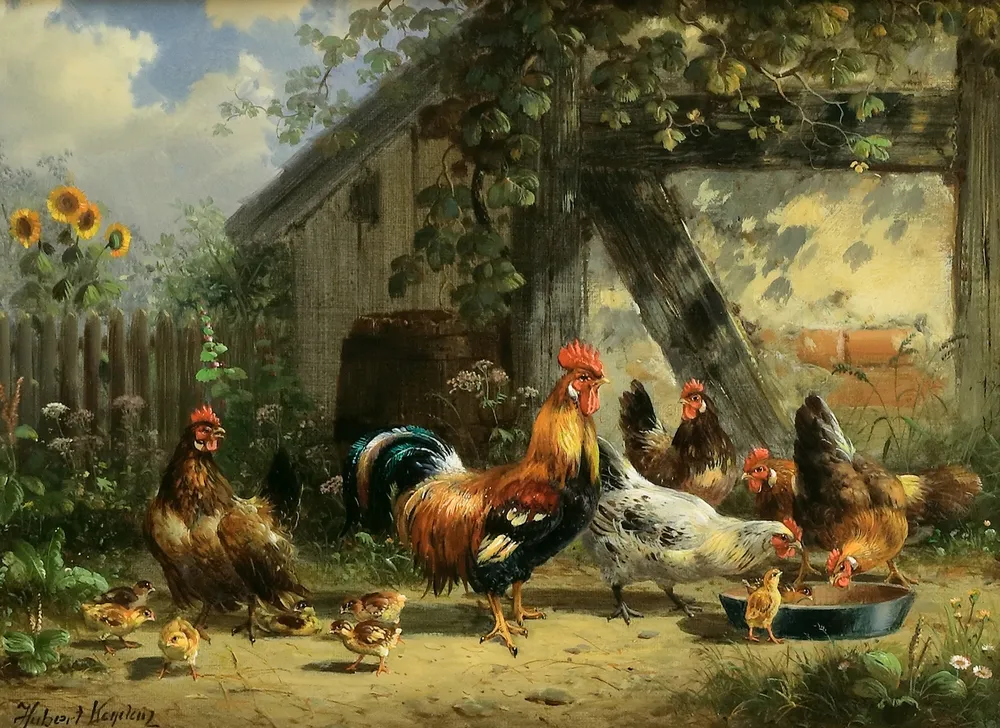 Kaplan, Hubert (1940 München - 2024 Egling) – Kippenhof