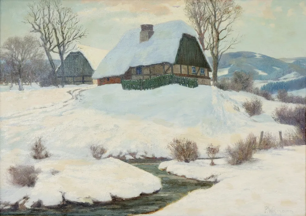 Weimann, Paul (1867 Breslau - 1945 Hirschberg) – Winterzon