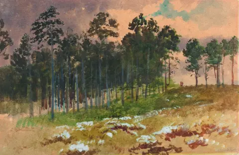 Leistikow, Walter (1865 Bromberg - 1908 Schlachtensee) – Sous-bois