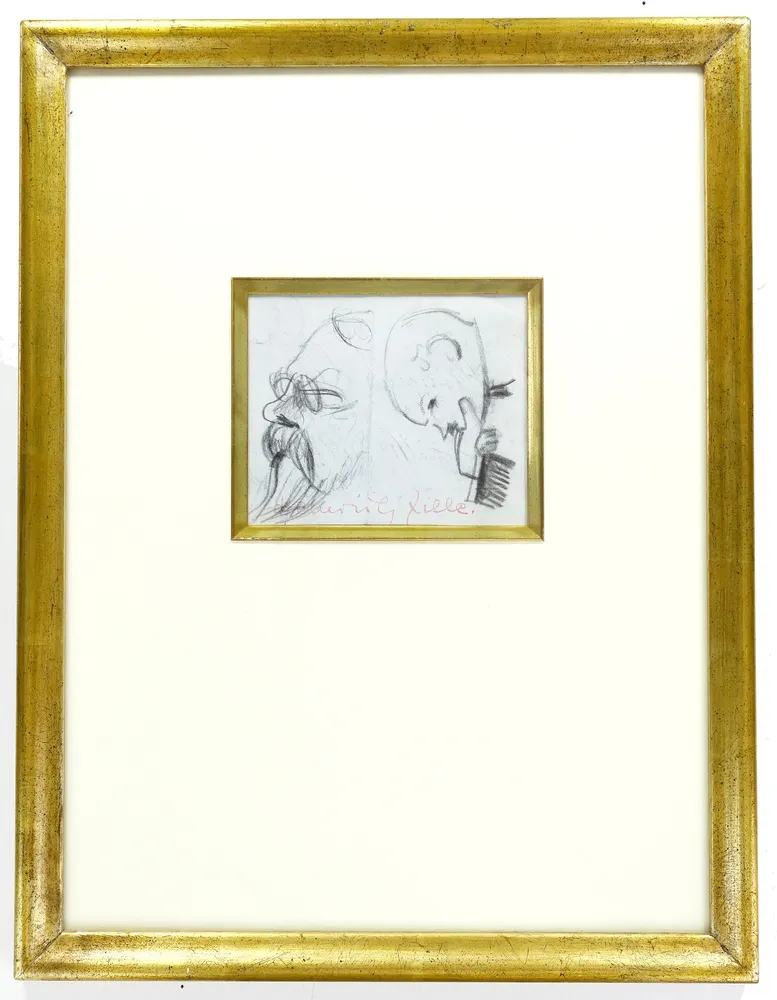 Zille, Heinrich (1858 Radeburg - 1929 Berlin) – Kopf-Studien eines Mannes