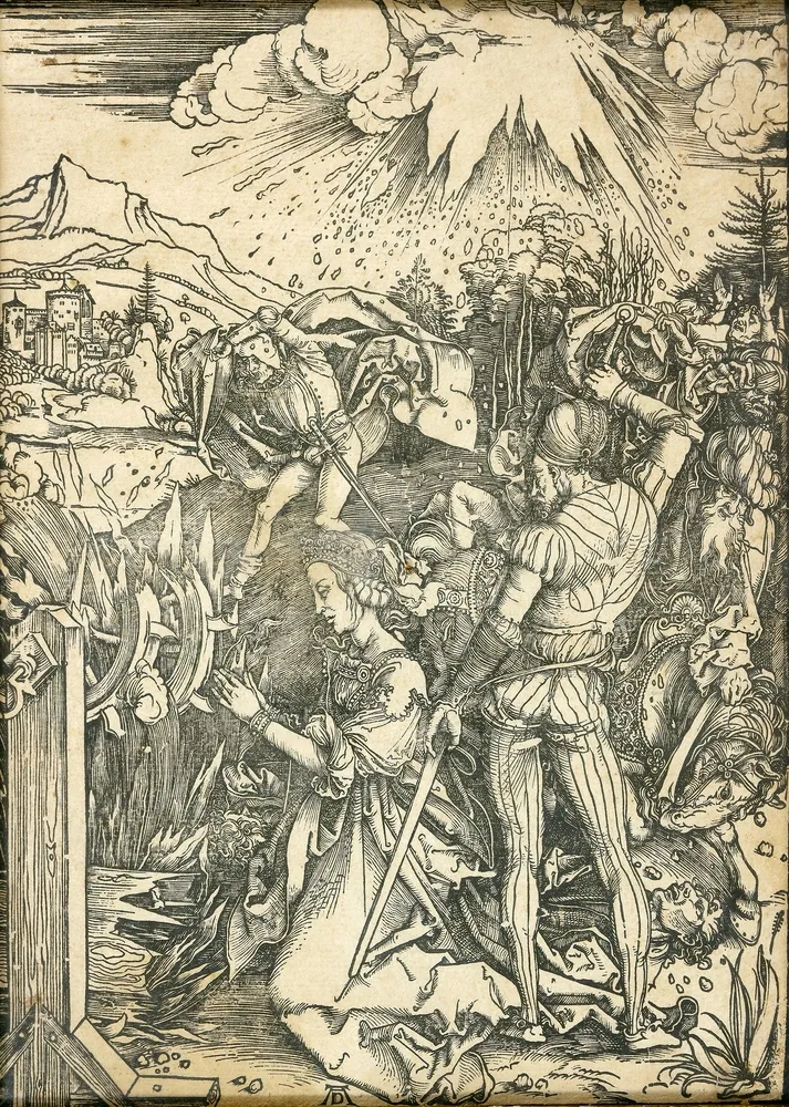 Dürer, Albrecht (1471 Nuremberg - 1528 ibid.) – La Décapitation de sainte Catherine