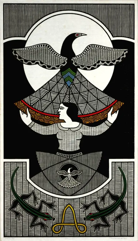 Samico, Gilvan (1928 Recife, Brazilië - 2013 aldaar) – O Enigma